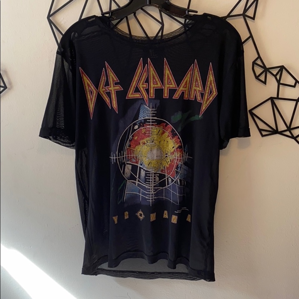 Oversized Sheer Graphic Tee